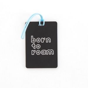 3/$15 Path Luggage Black Tag Born to Roam